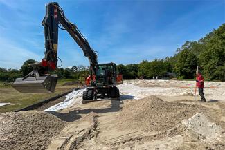TVE Multifunktionsanlage Sandaufschüttung