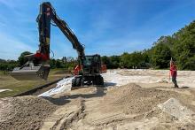 TVE Multifunktionsanlage Sandaufschüttung