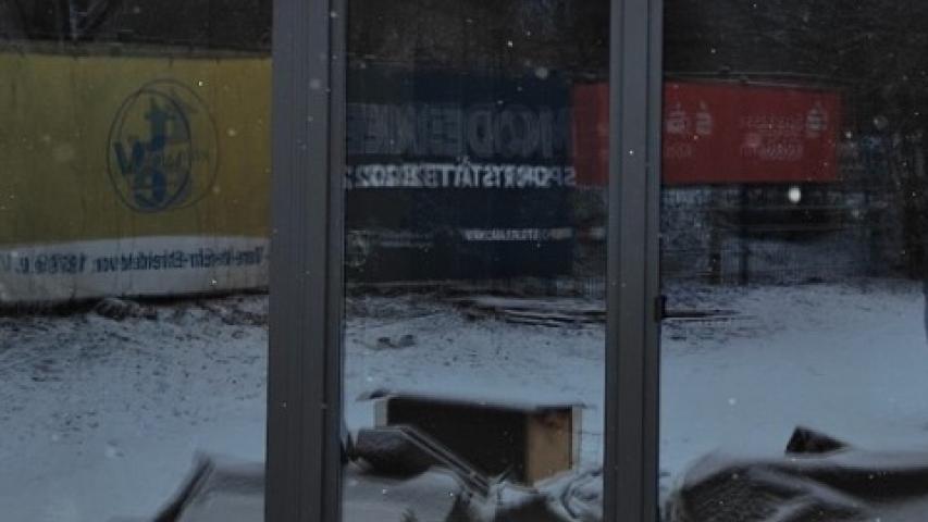 Vereinsheim im Winter